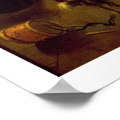 Familienmahlzeit (Öl auf Leinwand) Poster (Ecke)