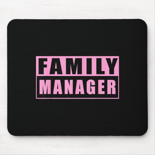 Familienmanager Muttertag Mousepad (Vorne)