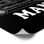 Familienmann Minivan Humor Für Stolze Väter Leben  Poster (Ecke)