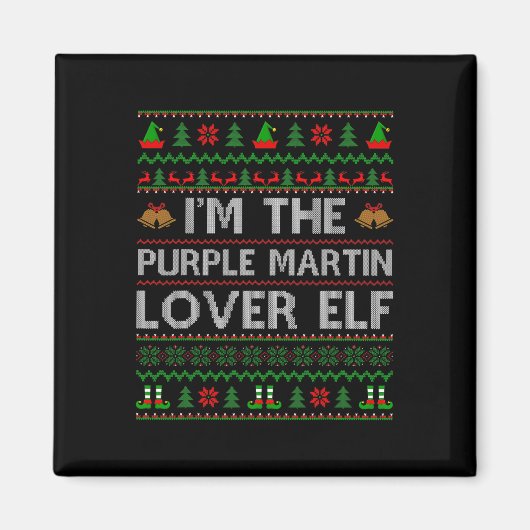 FamilienMatching Ugly Lila Martin Lover Elf Chris Magnet (Vorne)