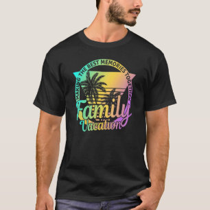 Familienmatching Urlaub Beach Sommer Vintages Hol T-Shirt