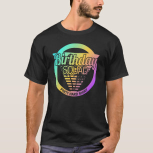 Familienmatte Geburtstagsfeier Geburtstagskolade T-Shirt
