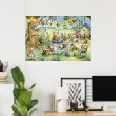 Familienmäuse Summer Picnic Poster (Heimbüro)