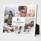 Familienmehrfache FotoCollage etabliert White Fotoplatte (Seite)