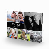 Familienmehrmaliges Foto Collage Weihnachtsgeschen (Rechts)