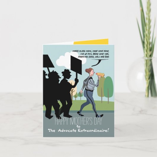 "Familienmeister: Glücklicher Muttertag! Dankeskarte (Vorderseite)