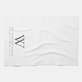 Familienmongramm Elegante Küche Geschirrtuch