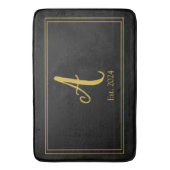 Familienmonogramm badematte (Vorderseite Vertikal)