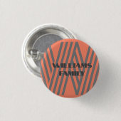 FAMILIENMONOGRAMM CORAL GIFT BUTTON BUTTON (Vorne & Hinten)