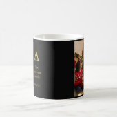 Familienmonogramm kaffeetasse (Mittel)