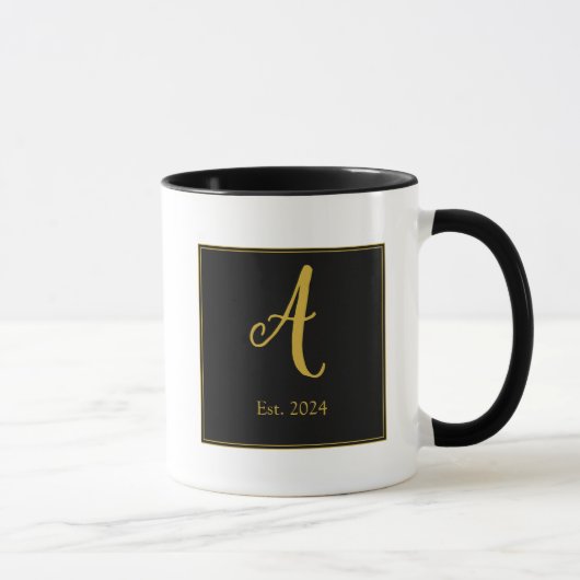 Familienmonogramm tasse (Rechts)