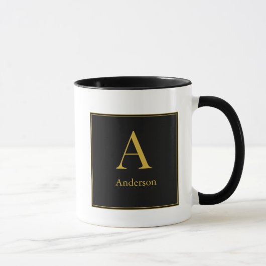 Familienmonogramm tasse (Rechts)