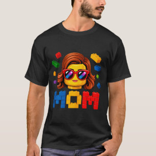 Familienmutter Meisterbauer baut Ziegelsteine Blöc T-Shirt