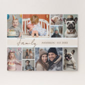 Familienname 10 Mehrere Foto Puzzle (Horizontal)