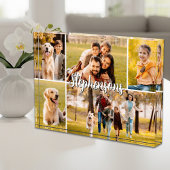 Familienname 5 Foto Collage Script