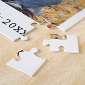 Familienname 5 Foto Collage White Puzzle (Seite)