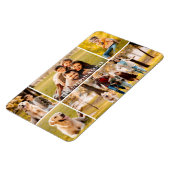 Familienname 5 FotoCollage Magnet (Linke Seite)