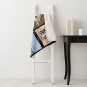 Familienname 5 Fotomaterial Collage Green Kariert Sherpadecke (Beispiel)