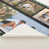 Familienname 5 Fotomaterial Collage Green Kariert Sherpadecke (3/4)