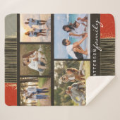 Familienname 5 Fotomaterial Rustikale Abstrakt Sherpadecke (Vorderseite (Horizontal))