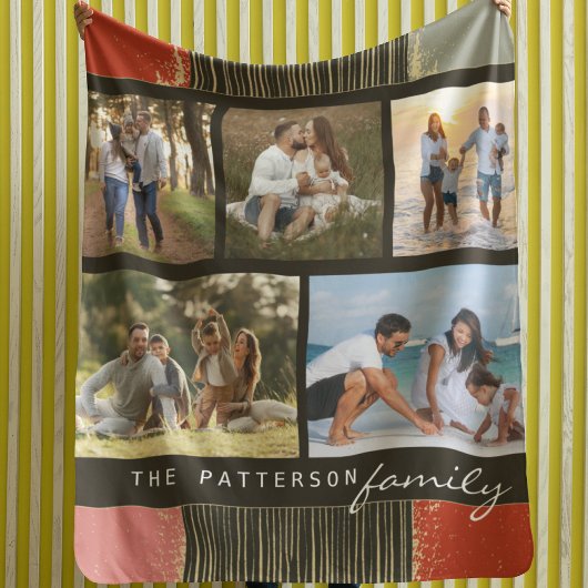 Familienname 5 Fotomaterial Rustikale Abstrakt Sherpadecke