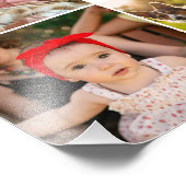 Familienname 8 Foto Collage Modernes, elegantes We (Ecke)