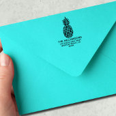 Familienname Ananas-Rücksendeadresse Permastempel