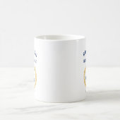 Familienname Beach House Anchor Gold Style Laurel Kaffeetasse (Mittel)