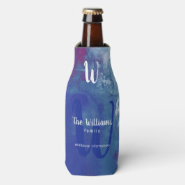Familienname Blau Flaschenkühler