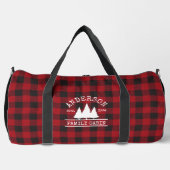 Familienname Cabin Red Buffalo Kariert Duffle Bag (Vorderseite)