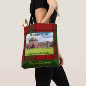 Familienname Clan Maxwell Tartan & Castle Tasche (Von Nahem)