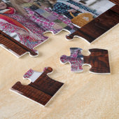 Familienname Collage Familienname rustikal Puzzle (Seite)