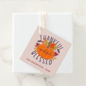 Familienname Dankbar Dankbarer, gesegneter Ernteda Geschenkanhänger (Beispiel)