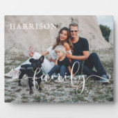 Familienname Datum | Foto und Typografie Fotoplatte (Vorderseite)