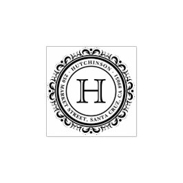 Familienname | DEKO GEBLÜHT RÜCKSENDEADRESSE Gummistempel