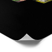 Familienname der Fotocollage im Herzen 25 Bilder s Poster (Ecke)