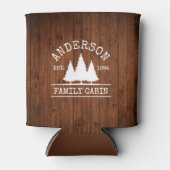 Familienname der Kabine Rustikaler Wald Dosenkühler (Vorderseite)