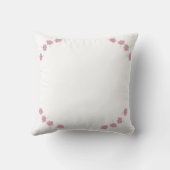 Familienname der Lavendel-Blume Kissen (Rückseite)