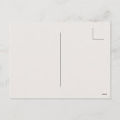 Familienname der niedlichen Weihnachtsbaum Feiertagspostkarte (Rückseite)