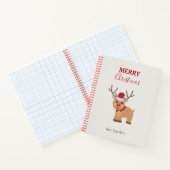 Familienname der niedlichen Weihnachtsbaum Notizblock (Innenseite)