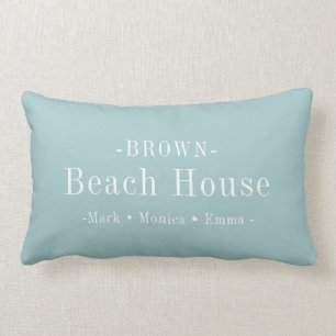Familienname des Beach House Lendenkissen