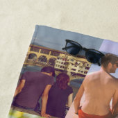 Familienname des Fotos hochladen Strandtuch (Beispiel)