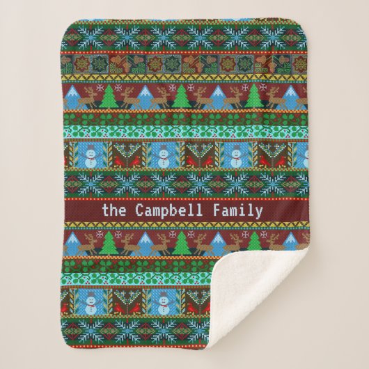 Familienname des sherpadecke (Vorderseite)