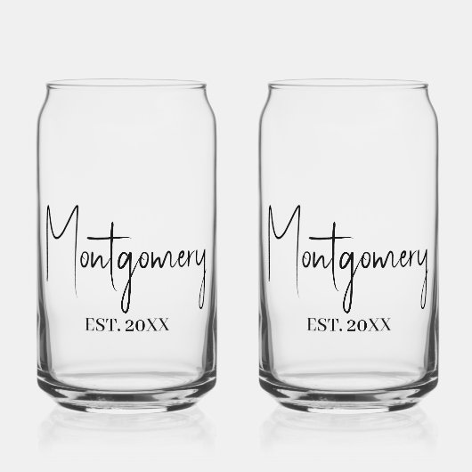 Familienname Dosenglas (Vorderseite)