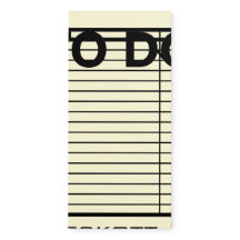 Familienname Einfache To-Do-Liste Magnetisches Not