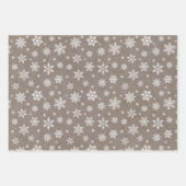 Familienname Einfacher Weihnachtsurlaub Kunsthandw Geschenkpapier Set (Vorderseite 3)