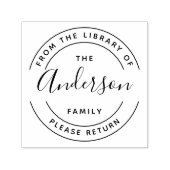 Familienname | Erstellen Sie Ihr eigenes Round Lib Permastempel (Design)
