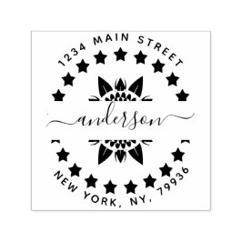 Familienname, Erstellen Sie Ihre eigene Round-Rück Permastempel