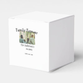 Familienname Foto Jahr rustikale Vintage Ferien hi Geschenkschachtel