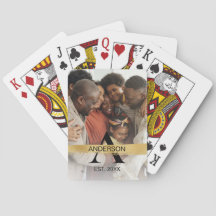 Familienname Foto Mit Monogramm Gold